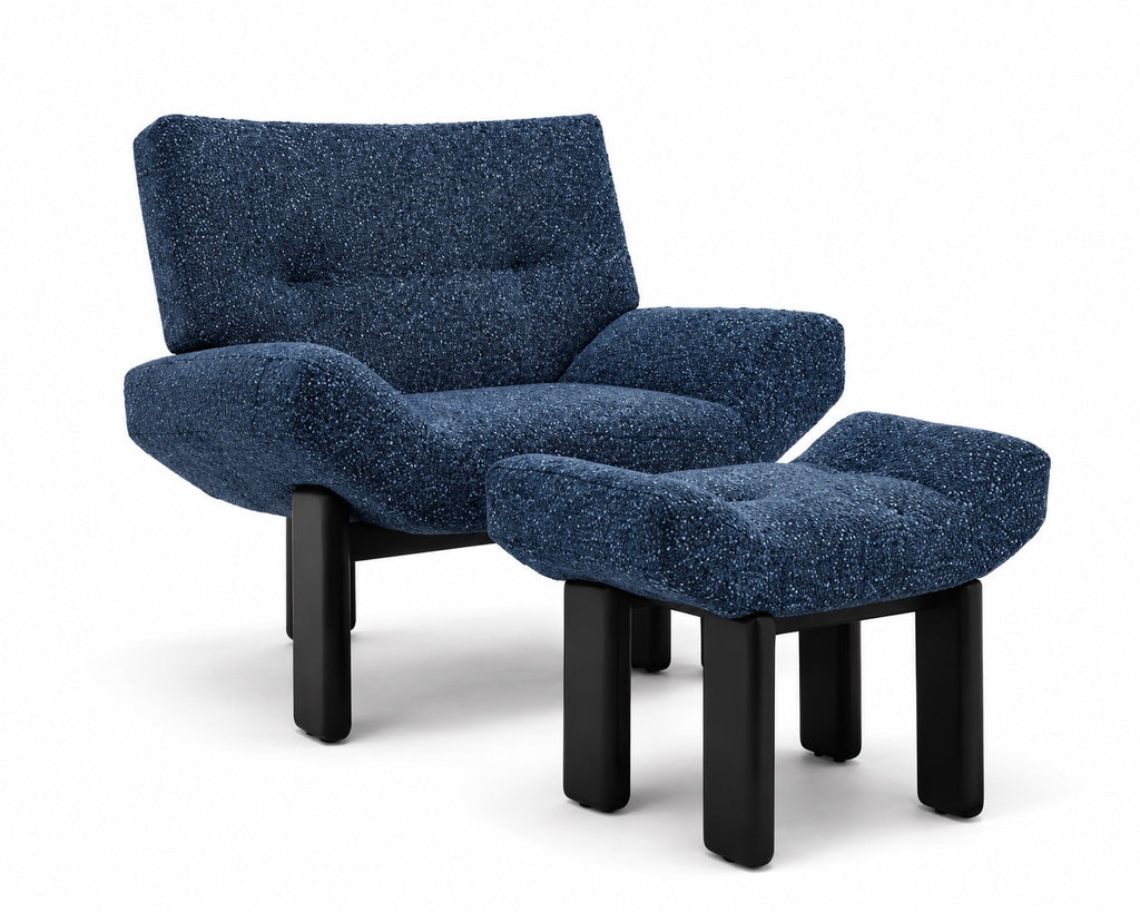 Mono Lounge Chair with foot stool